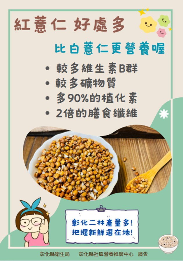 114年6月9日【紅薏仁比白薏仁更營養！】 相本