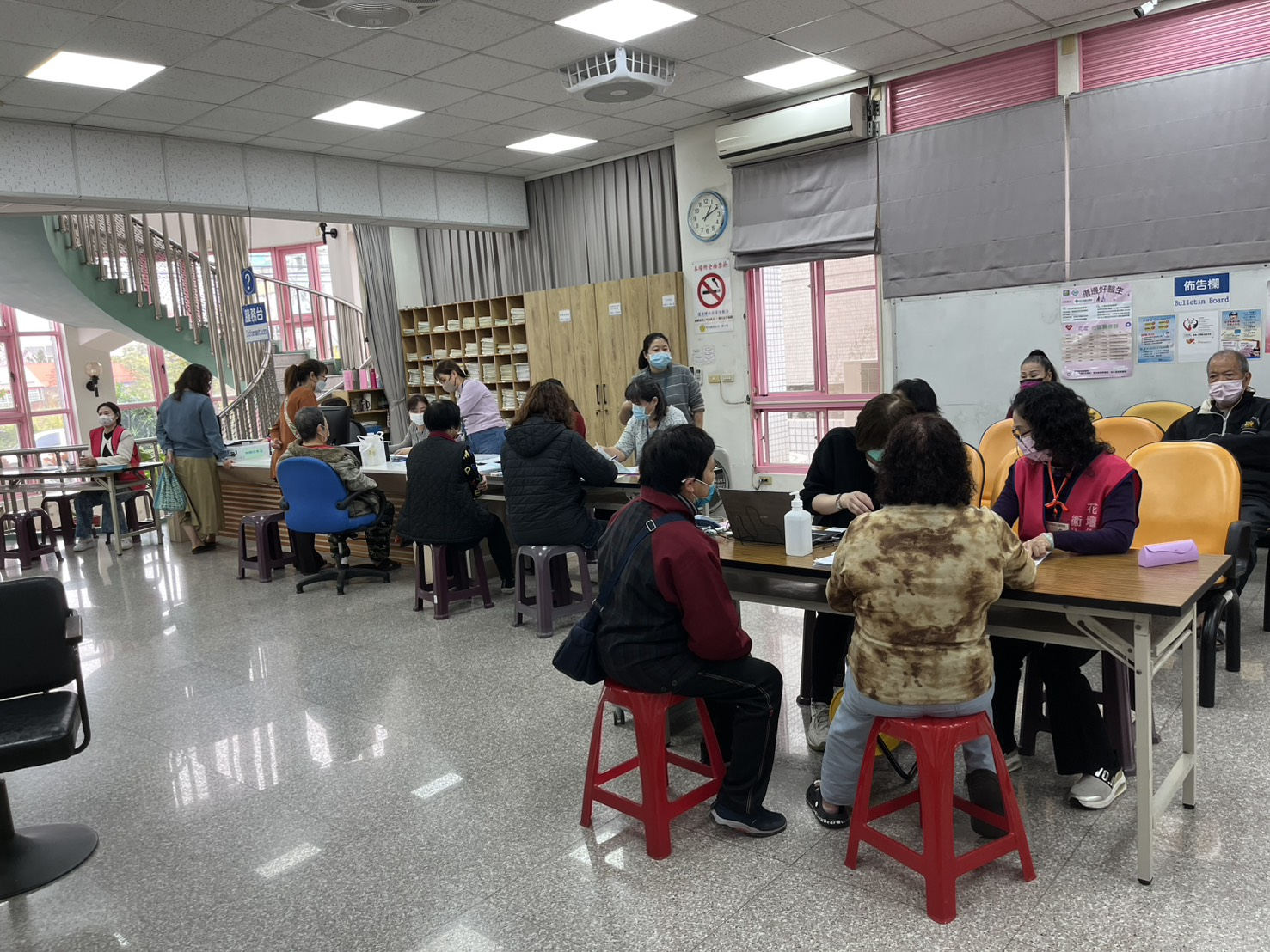 115年2月6日癌症篩檢設站服務民眾 相本